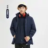 Chaqueta Exterior Camel para Hombre Tres en Uno de Terciopelo Extraíble Gruesa Impermeable para Pareja Traje de Montañismo Otoño e Invierno para Mujer