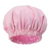 Gorro de Ducha Doble Capa Extra Grande Reutilizable para Hombres Mujeres Impermeable para Cabello Largo Gorro de Limpieza Viaje Gorro para Adultos