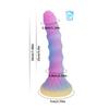 Color brotes de bambú luminosos tapón anal de forma especial dispositivo de masturbación aparato sexual femenino estimulación masaje anal abierto juguetes sexuales para adultos