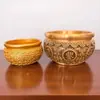 Lingote de Latón Recipiente del Tesoro Propicio para la Acumulación de Riqueza, Tarro de Almacenamiento de Arroz para Apertura, Sala de Estar, Tienda, Decoración del Hogar Recipiente de Arroz