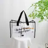 Nueva Bolsa de Natación Portátil, Transparente Impermeable Multifuncional de PVC Gran Capacidad Bolsa de Gelatina, Bolsa de Almacenamiento para Cosméticos Fábrica