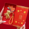 Shuibei Venda Quente Ouro Puro 999 Pingentes de Bolsa Desenho Animado Presente Pingentes Atacado