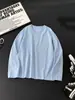 Camiseta Redonda de Manga Larga para Niños y Niñas Estilo Primavera y Otoño Blanca Rosa Negra Azul Capa Base Básica 2821