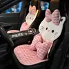 Cojín Lindo de Gato para Asiento de Coche, Funda Creativa de Dibujos Animados para Asiento de Coche, Almohadilla de Asiento Antideslizante Transpirable, Funda de Asiento de Decoración Interior de Coche de Alta Gama