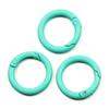 15 colores suministro directo de fábrica hebilla de resorte redonda de color metal para manualidades conector de cadena para perro joyería