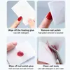 1000/500/100 peças Lenços de Algodão para Unhas Removedor de Gel Sem Fiapos Envoltórios Soak Off Limpeza Almofadas Removedoras de Esmalte Guardanapos Arte de Unhas Lenços Removedores de Polimento