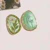 Accesorios Metálicos Flor Seca Ovalados Vintage para Manualidades Pinzas para el Cabello Pendientes Zuecos Funda de Teléfono Accesorios Decorativos Venta al por Mayor