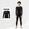 Ropa de Compresión para Entrenamiento Infantil Otoño e Invierno Secado Rápido Conjunto para Niños Corte Ajustado Fitness Baloncesto Conjunto Deportivo para Correr Niños