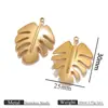 Acessórios de pingente com rosca de aço inoxidável 304 DIY artesanal para joias acessórios de colar pulseira de aço inoxidável
