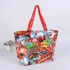 Bolsa Tejida Portátil Transfronteriza Bolsa Tejida de Regalo de PP Gran Capacidad Ecológica Bolsa de Compras para Ropa Bolsa Tejida Recubierta Creativa