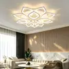 Luz de Techo Floral de Lujo con Protección Ocular para Sala de Estar, Pasillo, Lámpara de Techo LED para Toda la Casa, Iluminación para Decoración del Hogar