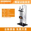 Estante espiral de montaña SUNDOO SLJ-B con regla, máquina de prueba de medidor de tensión de empuje, estante, mesa de máquina de prueba manual SLJ
