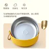 Lonchera Redonda Estilo Japonés 304 con Tapa, Bol para Almuerzo, Recipiente para Conservar Fruta, Doble Capa para Uso Doméstico, Bol para Comer Alimentos Complementarios de Bebé