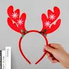 Diademas y Bandas para el Cabello de Navidad para Adultos y Niños, Diademas de Navidad con Astas, Accesorios para la Cabeza de Navidad
