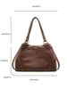 Bolso de Axila para Chica Popular de Diseño de Nicho 2025 Nuevo Bolso Tote Retro de Moda Versátil Estilo Coreano Bolso de Mano Bolso de Hombro para Mujer