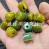 Ágata Verde Oliva Cuentas de Barril Passepartout Jade Cuentas Sueltas Crisoprasa Tubo Recto Columna Recta Pulsera Accesorios de Joyería Cuentas Hechas a Mano