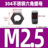 Tuerca Hexagonal de Acero Inoxidable 304 Negro Tapa de Tornillo adecuada para Perno Tuerca Daquan M2M3M5M6M8M10M12