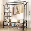Tendedero de Ropa de Piso Vertical para Dormitorio Hogar Perchero Colgador Balcón Simple Engrosado Barra de Secado Tendedero