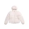 90% plumón de pato blanco, paleta de colores macarrón, estilo dulce y delicado, ligero, resistente al agua, estampado de lunares, chaqueta acolchada con capucha para mujer
