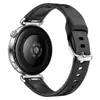 Adecuado para correa de silicona de ajuste a presión Huawei GT7, correa de reloj de silicona para mujer de 41 mm con patrón de grano largo, estilo original
