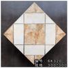 Azulejos de cristal para banheiro estilo europeu banhados a ouro 300x300 cozinha Porcelana K-gold Micro-pó Espessado Esmaltado Varanda Antiderrapante Azulejos de Piso