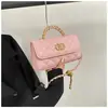 Yuezi 2026 Bolso de Mano Versátil de Verano Nuevo para Mujer, Bolso Cruzado de Hombro con Cadena Acolchada de Moda, Monedero
