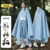 Impermeable para Scooter Eléctrico/Bicicleta Eléctrica, Adulto, Largo, Cuerpo Completo, Antitormenta, Engrosado, Talla Grande, Capa de Lluvia para Montar, Mujer