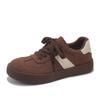 Zapatos de entrenamiento alemanes retro americanos para mujer, zapatos planos blancos de otoño 2024, zapatos casuales de tabla H1373