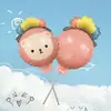 [La personalización del cliente es solo para exhibición y no está a la venta] Clip con Dibujo Animado Material de Nylon Personalización de Globo Publicitario