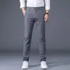 Calças Casuais de Algodão Puro Masculinas Primavera e Verão Calças Slim Fit Calças Casuais Calças Masculinas Novo Estilo Fino de Verão