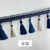 Encaje de Cortina Tricolor de 9 cm Decoración Festiva de Boda Cuentas Borlas Colgantes con Cuentas Accesorios de Encaje Rojo Accesorios