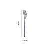 Cubiertos de Acero Inoxidable Estilo Europeo Transfronterizo Juego de Cuchillo, Tenedor y Cuchara para Restaurante Occidental, Cuchillo para Bistec y Tenedor, Cuchara para Café y Postre, Tenedor para Fruta