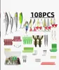 Set de señuelos de pesca transfronterizos, set de señuelos artificiales, set completo de aparejos de pesca con señuelo suave de lentejuelas, Amazon TEMU AliExpress