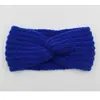 Explosiones Transfronterizas Diadema de Lana para Mujer Accesorios para el Cabello Diadema Tejida Diadema de Moda Linda Elegante Para Salir Calentador de Cabeza