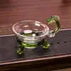 Filtro de vidrio resistente al calor filtro de vidrio colador de té accesorios para juego de té kung fu colador de té pantalla de filtro para ceremonia del té fabricante de coladores de té