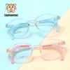 Nuevas Gafas Ópticas Infantiles para Niños con Miopía, Modernas y Divertidas, con Patillas Retráctiles, Bisagras Desmontables, Montura Redonda para Estudiantes