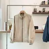 Jaqueta Corta-Vento Masculina e Feminina 26 Outono/Inverno Novo Gola Alta Durável Impermeável Casual com Zíper Casaco 486167