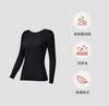 Ropa interior térmica ajustada sin costuras para mujer, ligera, para otoño e invierno, con esencia de jugo de coco, hidratante y de belleza para la piel.