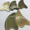 Yak chifre coração de pêssego raspando folha 10X6cm médio grosso triangular em forma de golfinho folha de raspagem de orquídea 4-9mm de espessura