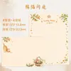 Conjunto Criativo de Papel de Carta Manuscrito com Ilustrações, Papel Timbrado Estético, Presente de Aniversário