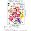Uma variedade de adesivos de janela eletrostática flor de borboleta colorida, vidro visual dupla face adesivos decorativos, PVC removível
