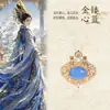 Nuevo Colgante de Collar con Candado de Paz para Mujer, Caja Thangka Estilo Chino Gahu, Accesorios de Cadena para Clavícula de Ágata Estilo Vintage, Venta al por Mayor