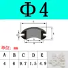 Anillo de sellado de goma protector de bobina de doble cara, anillo de salida para orificio de enchufe de caja de distribución sobrebobinada, 3 mm - 80 mm