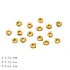 24k Ouro de Areia Conservador de Cor Charms Espaçadores com Contas Acessórios Artesanais DIY Acessórios para Joias Pulseira Pulseira de Pulso Contas Espaçadoras Almofadas Materiais