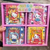 Cuaderno de espiral Sanrio 100K de dibujos animados con diseño hueco, Cuaderno rayado, Cuaderno portátil
