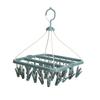 Estante multifuncional para calcetines, tendedero plegable, colgador de secado, balcón, dormitorio, a prueba de viento, multi-clip, ropa interior, disco para bebé, colgador de ropa