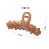 Pinza de Pelo Nueva Grande Exquisita Transfronteriza, Pinza de Pelo de Flor, Pinza de Tiburón Simple y Versátil para Recogidos, Pasador para la Parte Posterior de la Cabeza