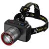 Cross-border novo forte farol zoom branco amarelo duplo fonte de luz farol destaque laser longa resistência noite pesca farol