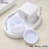 Taza de Lavado con Lentejuelas para Uñas, Nuevos Productos Transfronterizos, con Tapa, Soporte para Bolígrafos, Taza de Plástico en Capas, Herramienta de Limpieza para Pinceles, Caja de Herramientas