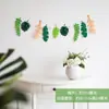 Decorações de festa de aniversário infantil estilo coreano: bandeirinha, fundo e faixa de feltro para jardim de infância